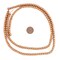 The Bead Chest Natural 5mm Wooden Beads in Copper for Jewelry Making – Round Loose Wood Spacer Beads I Approximately 90 Beads